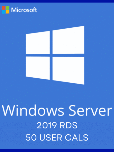 Windows Server 2019 Remote Desktop Services – 50 User CALs Certificate