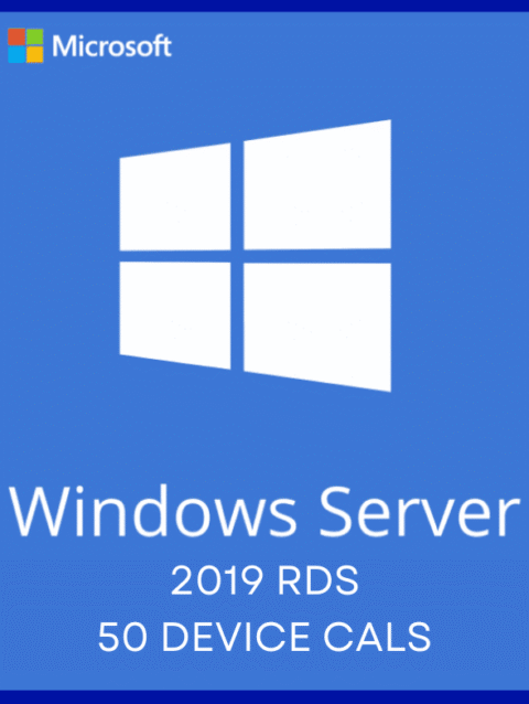 Windows Server 2019 Remote Desktop Services – 50 Device CALs Certificate