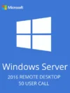 Windows Server 2016 Remote Desktop Services – 50 User CALs Certificate