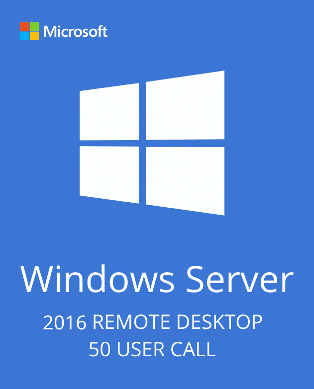 Windows Server 2016 RDS – 50 User CALs Certificate